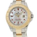 【3年保証】 ロレックス ヨットマスター 16623NGR D番 K18YG×SS コンビ 純正ルビー シェル ベンツ針 自動巻き メンズ 腕時計