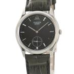 【3年保証】 クレドール 6898-0A10 プラチナ無垢 黒 バー ドレスウォッチ 手巻き レディース ボーイズ 腕時計