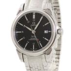 【3年保証】 オメガ デ ヴィル CO-AXIAL GMT 4533.51.00 OH済 黒 バー  自動巻き メンズ 腕時計