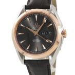 【3年保証】 オメガ シーマスター アクアテラ CO-AXIALアニュアルカレンダー 231.23.43.22.06.002 K18RG×SS 縦縞 自動巻き メンズ 腕時計