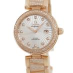 【3年保証】 オメガ デ ヴィル レディマティック CO-AXIAL 425.65.34.20.55.005 未使用 K18RG無垢 純正ダイヤ 自動巻き レディース 腕時計