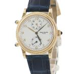 【3年保証】 パテックフィリップ トラベルタイム 4864J-001 K18YG無垢 白 ブレゲ針 GMT 手巻き レディース 腕時計