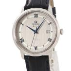 【3年保証】 オメガ デ ヴィル プレステージ CO-AXIAL クロノメーター 424.13.40.20.02.003 OH済 カボション 青 自動巻き メンズ 腕時計