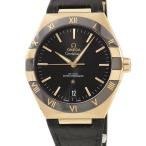 【3年保証】 オメガ コンステレーション CO-AXIAL マスタークロノメーター 131.63.41.21.01.001 K18YG無垢 黒 自動巻き メンズ 腕時計