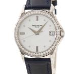 【3年保証】 パテックフィリップ カラトラバ 5108G-012 K18WG無垢 純正ダイヤ 白 自動巻き メンズ 腕時計