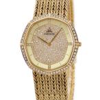 【3年保証】 クレドール 7770-5220 K18YG無垢 純正ダイヤ 八角形 ドレスウォッチ クオーツ レディース ボーイズ 腕時計