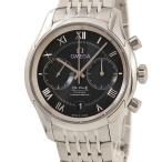 【3年保証】 オメガ デ ヴィル CO-AXIAL クロノグラフ 431.10.42.51.01.001 黒 ローマン 自動巻き メンズ 腕時計