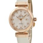 【3年保証】 オメガ デ ヴィル レディマティック CO-AXIAL 425.63.34.20.55.00?1  K18RG無垢 純正ダイヤ 自動巻き レディース 腕時計