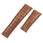 【3年保証】 ロレックス コスモグラフデイトナ用クロコバンド 純正 クロコ ベルト ストラップ 20ｍｍ 茶 メンズ 腕時計
