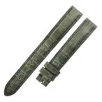 【3年保証】 カルティエ 純正 クロコ 替え バンド ベルト ストラップ 13ｍｍ 緑 レディース 腕時計
