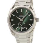 【3年保証】 オメガ シーマスター アクアテラ 150M CO-AXIAL スモールセコンド 220.10.38.20.10.001 未使用 緑 自動巻き メンズ 腕時計