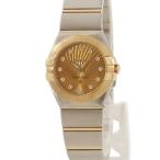 【3年保証】 オメガ コンステレーション ブラッシュ 123.20.24.60.58.001 K18×SS コンビ 純正ダイヤ クオーツ レディース 腕時計