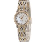 【3年保証】 オメガ デ ヴィル プレステージ 4375.71.00 K18YG×SS コンビ 純正ダイヤ シェル ローマン 生産終了 クオーツ レディース 腕時計