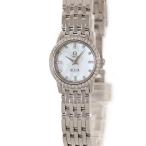 【3年保証】 オメガ デ ヴィル プレステージ 4575.75 純正ダイヤ シェル ローマン クオーツ レディース 腕時計
