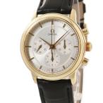 【3年保証】 オメガ デ ヴィル プレステージ クロノグラフ 4640.31.01 K18YG無垢 シルバー 手巻き メンズ 腕時計