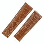 【3年保証】 ロレックス コスモグラフ デイトナ（16518/16519）用 未使用 純正 クロコ バンド ベルト ストラップ 20ｍｍ 茶 メンズ 腕時計