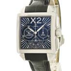 【3年保証】 オメガ デ ヴィル X2 CO-AXIAL クロノグラフ 423.13.37.50.01.001 スクエア 黒 バー 自動巻き メンズ 腕時計