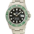 【3年保証】 ロレックス サブマリーナ デイト 126610LV ランダム番 黒 緑サブ ベンツ針 2020年 自動巻き メンズ 腕時計