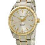 【3年保証】 オメガ シーマスター アクアテラ 2317.30.00 K18YG×SS コンビ バー クオーツ メンズ 腕時計