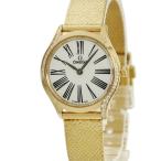 【3年保証】 オメガ デ ヴィル ミニ トレゾア 428.55.26.60.04.001 K18無垢 純正ダイヤ 白 ローマン クオーツ レディース 腕時計