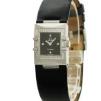 【3年保証】 オメガ コンステレーション クアドラ 1835.46.51 黒 純正ダイヤ スクエア 生産終了 クオーツ レディース 腕時計