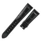 【3年保証】 パテックフィリップ 未使用 純正 クロコ ベルト ストラップ 21ｍｍ 黒 メンズ 腕時計