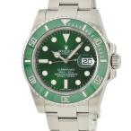 【3年保証】 ロレックス サブマリーナー デイト 116610LV ランダム番 緑 ベンツ針 自動巻き メンズ 腕時計