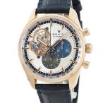 【3年保証】 ゼニス クロノマスター エルプリメロ オープン 18.2040.4061/69.C494 K18RG無垢 タキメーター バー 自動巻き メンズ 腕時計