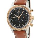 【3年保証】 オメガ スピードマスター'57 CO-AXIAL クロノグラフ 331.22.42.51.01.001 K18RG×SS コンビ 黒 自動巻き メンズ 腕時計