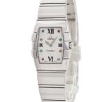 【3年保証】 オメガ コンステレーション クアドレラ 1584.79.00 8Pカラーストーン シェル トノー クオーツ レディース 腕時計