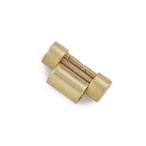 【3年保証】 ロレックス デイトジャスト（69178）用 純正 K18YG無垢 1コマ 駒 バネ棒 プレジデントブレス 3連 レディース 腕時計