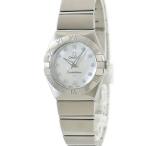 【3年保証】 オメガ コンステレーション 24MM 123.10.24.60.55.001 純正ダイヤ シェル 生産終了 クオーツ レディース 腕時計