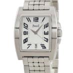 【3年保証】 ピアジェ アップストリーム 27050 P10023 OH済 ストリームライン ベゼルバックル 角型 アラビア 自動巻き メンズ 腕時計