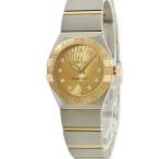 【3年保証】 オメガ コンステレーション ブラッシュ 24mm 123.20.24.60.58.00?1 純正ダイヤ K18YG×SS コンビ クオーツ レディース 腕時計