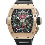 【3年保証】 リシャール・ミル RM11-02 フライバック クロノグラフ RM11-02 RG メーカーOH K18RG×チタン GMT 自動巻き メンズ 腕時計