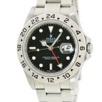 【3年保証】 ロレックス エクスプローラー2 16570 Z番 黒 GMT ベンツ針 自動巻き メンズ 腕時計