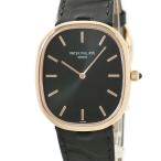 【3年保証】 パテックフィリップ ゴールデンエリプス ラージサイズ 5738R-001 K18RG無垢 黒 ブラック バー 自動巻き メンズ 腕時計