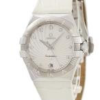 【3年保証】 オメガ コンステレーション 123.13.35.60.52.001 純正ダイヤ デイト クオーツ レディース 腕時計