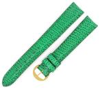 ショーメ アノー用 リザードバンド 純正GP製尾錠付き 未使用 純正 替え ベルト ストラップ 14ｍｍ グリーン レディース 腕時計