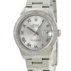 【3年保証】 ロレックス デイトジャスト36 サンダーバード 16264 F番 K18WG×SS コンビ グレー ローマン 自動巻き メンズ 腕時計