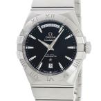 【3年保証】 オメガ コンステレーション CO-AXIAL デイデイト 123.10.38.22.01.001 黒 バー 自動巻き メンズ 腕時計