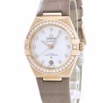 【3年保証】 オメガ コンステレーション 131.58.29.20.52.002 未使用 K18RG 純正ダイヤ セドナゴールド 自動巻き レディース 腕時計