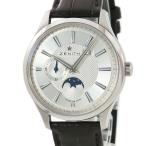 【3年保証】 ゼニス キャプテン グランドデイト ムーンフェイズ 03.2140.691/02.C498 ギヨシェ バー 自動巻き メンズ 腕時計