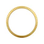 ロレックス デイトジャスト用 純正ベゼル K18YG無垢 69178 79178 69173 79173 69138 79138 フルーテッド 25mm レディース 腕時計