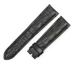 ゼニス 新品同様 純正 替え クロコ ベルト バンド ストラップ 22ｍｍ ブラック 黒 メンズ 腕時計