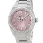 【3年保証】 ゼニス デファイ スカイライン 16.9400.670/18.I001 新品同様 純正ダイヤ ピンク サンレイ 星 自動巻き レディース 腕時計