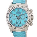 【3年保証】 ロレックス コスモグラフ デイトナ ビーチ 116519 P番 K18WG無垢 ターコイズ ローマン 自動巻き メンズ 腕時計