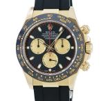 【3年保証】 ロレックス コスモグラフ デイトナ 116518LN ランダム番 K18YG無垢 ブラック シャンパン 黒 赤 自動巻き メンズ 腕時計
