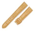 パテックフィリップ 新品同様 純正 クロコ ベルト バンド ストラップ 16ｍｍ ライトブラウン 茶 レディース 腕時計