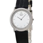 【3年保証】 クレドール プラチナモデル GBAD011 8N70-6120 Pt900無垢 純正ダイヤ シルバー ラウンド クオーツ メンズ レディース 腕時計